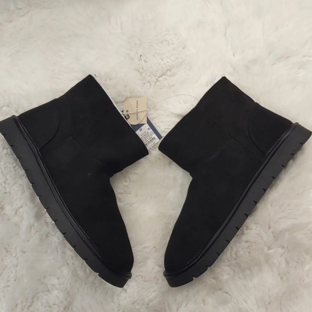 Universal Thread May Boots Memory Foam Black, Size 10